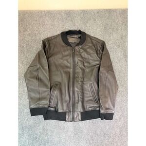 Thursday Boot Company Bomber Jacket Mens Brown Lamb Leather 2XL XXL
